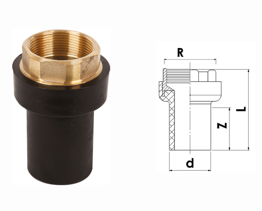 PE-To Metal Transition Piece (İnternal Threaded)