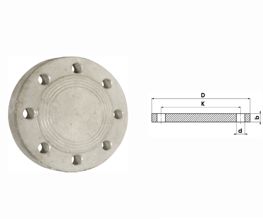 Steel Blind Flenge PN 10