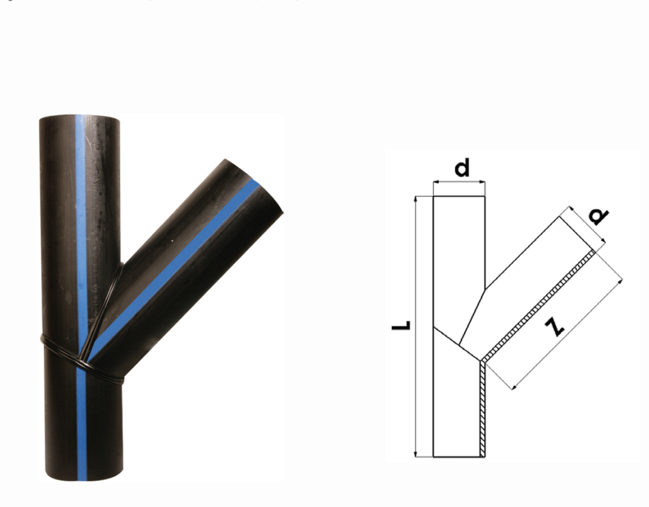 Y Pieces 45° ( Confection )