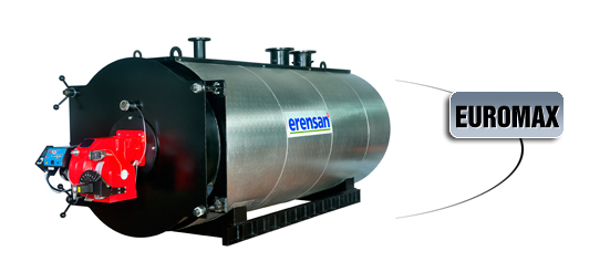 Sıvı ve Gaz Yakıtlı 3 Geçişli Sıcak Su Kazanı 1170-5000 kW - EUROMAX Serisi
