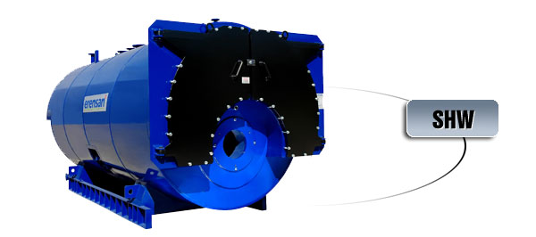 Üç Geçişli Kızgın Su Kazanı - SHW Serisi
